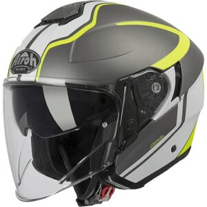 Casco Jet Airoh Hunter Soul Anthracite Matt/Gloss