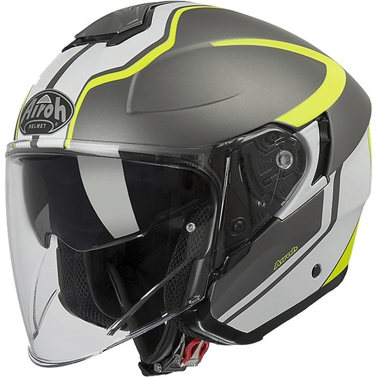 Casco Jet Airoh Hunter Soul Anthracite Matt/Gloss