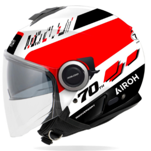 Casco Jet Airoh Helyos Yamaha 70 Anniversary