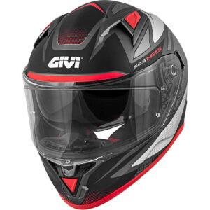 Casco Integrale Givi H506FF Follow Matt Titanium Silver Red