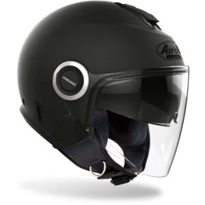 Casco Jet Airoh Helyos Color Black Matt