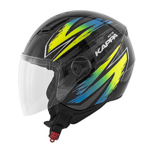 Casco Jet Kappa HKKV28FB Graphic Bolt Black Mix