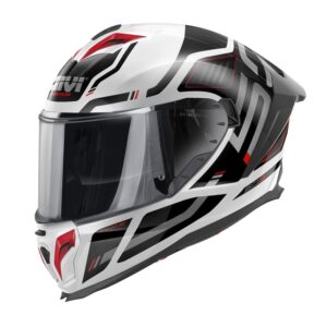Casco Integrale Givi H503FQ Glossy White Black Red