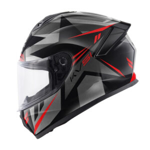 Casco Integrale Kappa HKKV51FZ Glossy Black Titanium Red